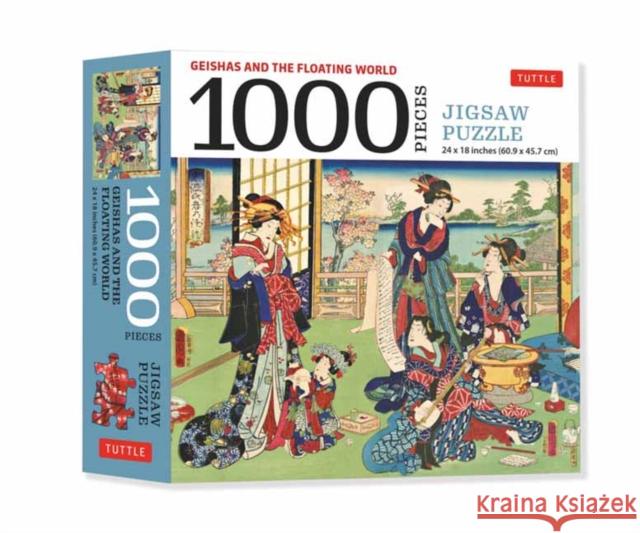 Geishas and the Floating World - 1000 Piece Jigsaw Puzzle: Finished Size 24 X 18 Inches (61 X 46 CM) Kunichika, Toyohara 9780804854290 Tuttle Publishing