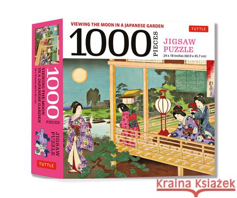 Viewing the Moon Japanese Garden- 1000 Piece Jigsaw Puzzle: Finished Size 24 X 18 Inches (61 X 46 CM) Chikanobu, Toyohara 9780804854306 Tuttle Publishing