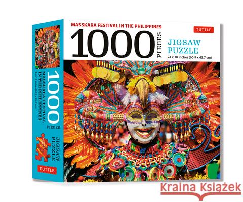Philippines Masskara Festival - 1000 Piece Jigsaw Puzzle: (Finished Size 24 in X 18 In) Tuttle Publishing 9780804854559 Tuttle Publishing