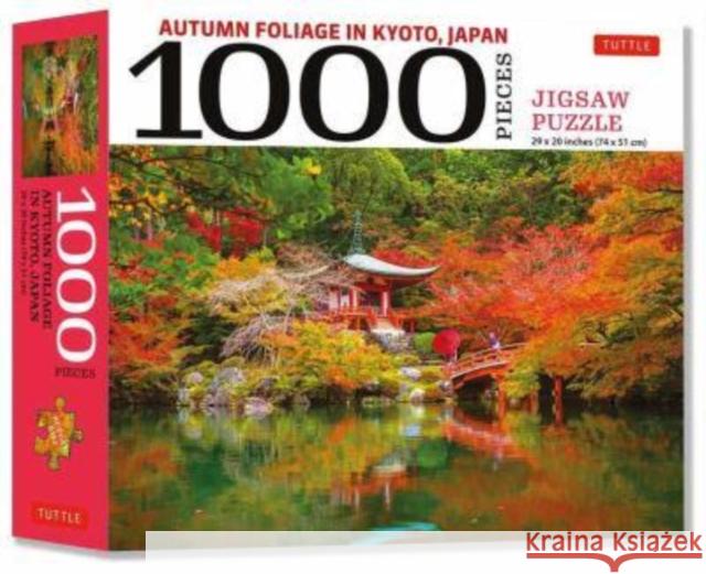 Autumn Foliage in Kyoto, Japan - 1000 Piece Jigsaw Puzzle: Finished Puzzle Size 29 X 20 Inch (74 X 51 CM); A3 Sized Poster Tuttle Studio 9780804854696 Tuttle Publishing