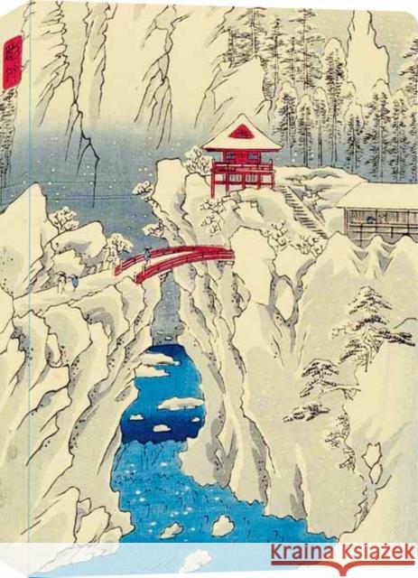 Hiroshige Snow on Mt Haruna Dotted Hardcover Journal: Blank Notebook with Ribbon Bookmark Tuttle Studio 9780804855709 Tuttle Publishing