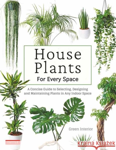 House Plants for Every Space: A Concise Guide to Selecting, Designing and Maintaining Plants in Any Indoor Space Green Interior 9780804855969 Tuttle Publishing
