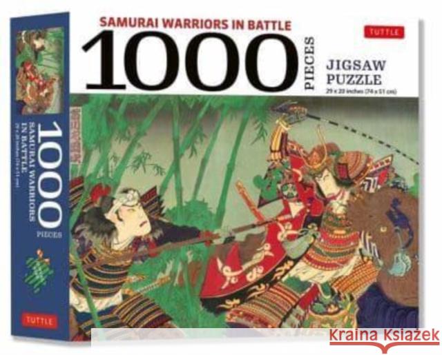 Samurai Warriors in Battle- 1000 Piece Jigsaw Puzzle: Finished Puzzle Size 29 X 20 Inch (74 X 51 CM); A3 Sized Poster Tuttle Studio 9780804856140 Tuttle Publishing