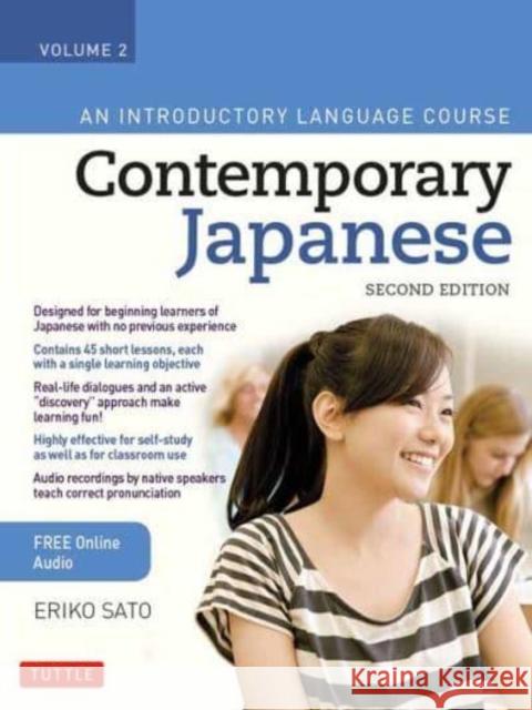 Contemporary Japanese Textbook Volume 2: An Introductory Language Course (Includes Online Audio) Eriko Sato 9780804856546 Periplus Editions
