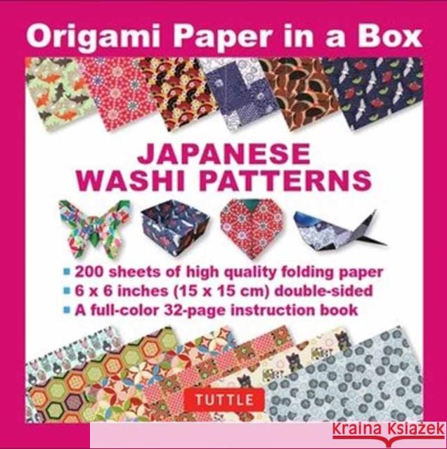 Origami Paper in a Box - Japanese Washi Patterns  9780804857291 Tuttle Publishing