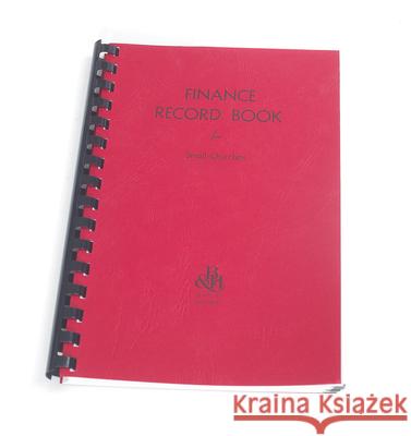 Finance Record Book for Small Churches Broadman Press 9780805480993