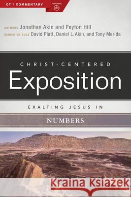 Exalting Jesus in Numbers Peyton Hill 9780805496925