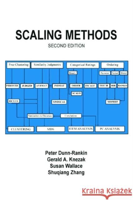 Scaling Methods Peter Dunn-Rankin Shuqiang Zhang Susan Wallace 9780805818024 Lawrence Erlbaum Associates