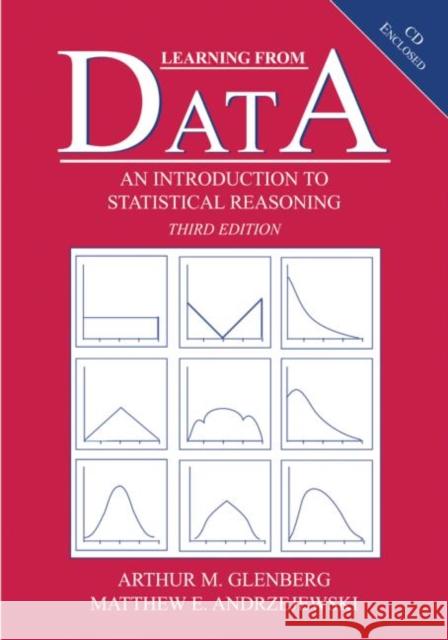 learning from data: an introduction to statistical reasoning  Glenberg, Arthur 9780805849219 Lawrence Erlbaum Associates