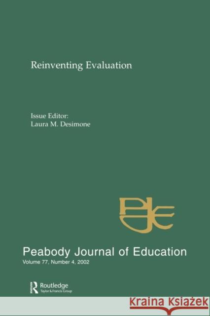 Peabody Journal of Education: A Special Issue of Peabody Journal of Education Desimone, Laura M. 9780805895957 Lawrence Erlbaum Associates