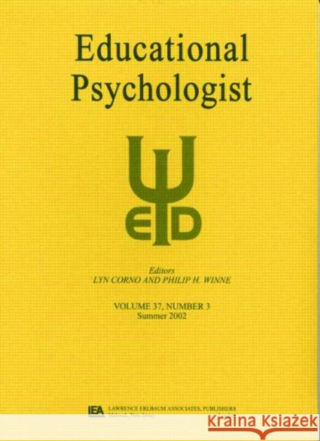 Emotions in Education: A Special Issue of Educational Psychologist Schutz, Paul A. 9780805896541 Lawrence Erlbaum Associates