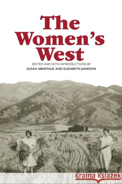 The Women's West Susan M. Armitage Elizabeth Jameson 9780806120676 University of Oklahoma Press