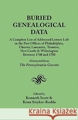 Buried Genealogical Data Kenneth Scott 9780806307824 Genealogical Publishing Company