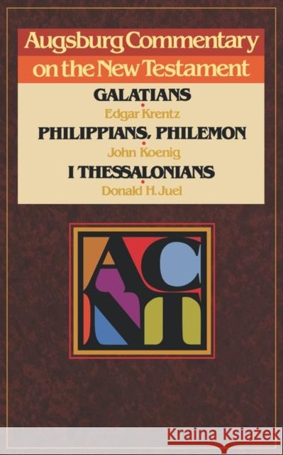 Acnt Galatians Phillippians Krentz, E. 9780806621661