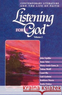 Listening for God: v. 2: Reader Paula Carlson, Peter S Hawkins, Paula Carlson, Peter Hawkins 9780806628448