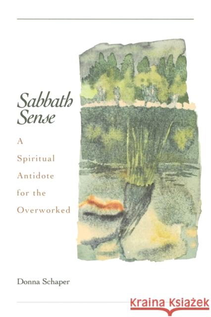 Sabbath Sense: A Spiritual Antidote for the Overworked Schaper, Donna 9780806690179