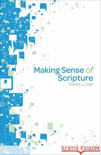 Making Sense of Scripture Participant Book Lose, David J. 9780806699530