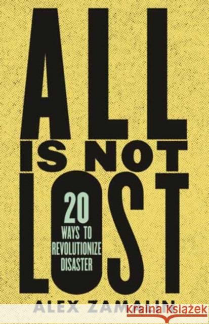 All Is Not Lost: 20 Ways to Revolutionize Disaster Alex Zamalin 9780807006085