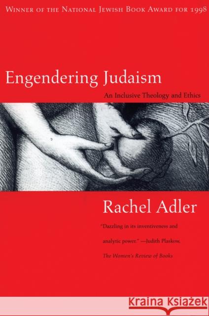 Engendering Judaism Adler, Rachel 9780807036198