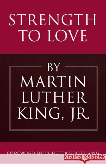 Strength to Love King, Martin Luther 9780807051900
