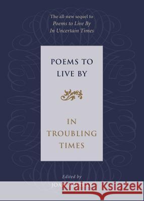 Poems to Live By in Troubling Times Murray, Joan 9780807068946 Beacon Press