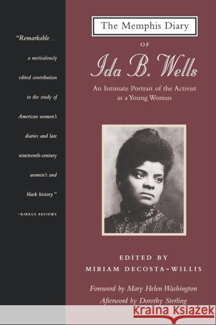 The Memphis Diary of Ida B. Wells Wells, Ida B. 9780807070659 Beacon Press