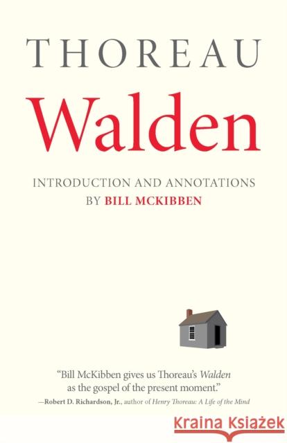 Walden: With an Introduction and Annotations by Bill McKibben Henry David Thoreau 9780807098134 Beacon Press