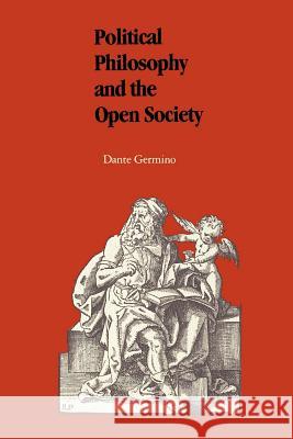 Political Philosophy and the Open Society Dante Germino 9780807132616