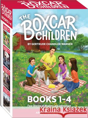 The Boxcar Children Mysteries Boxed Set 1-4: The Boxcar Children; Surprise Island; The Yellow House; Mystery Ranch Gertrude Chandler Warner, Gertrude Chandler Warner 9780807508541 Random House Children's Books