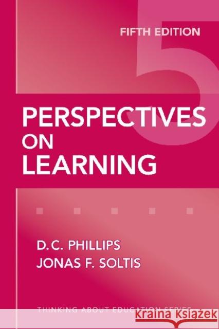 Perspectives on Learning D C Phillips 9780807749838 0