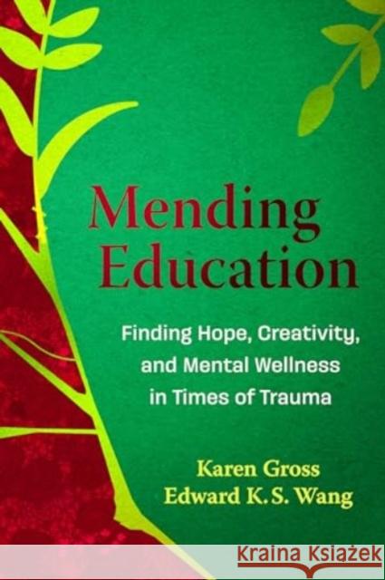 Mending Education: Finding Hope, Creativity, and Mental Wellness in Times of Trauma Karen Gross Edward K. S. Wang 9780807786000 Teachers College Press