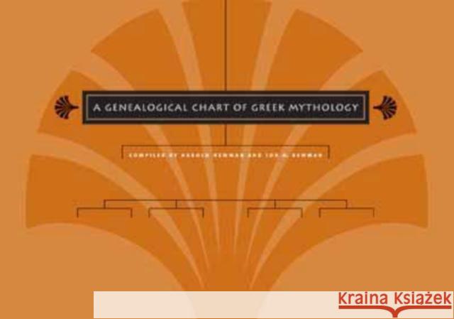 A Genealogical Chart of Greek Mythology Jon O. Newman Harold Newman Timothy Gantz 9780807827901 University of North Carolina Press