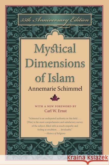 Mystical Dimensions of Islam Annemarie Schimmel 9780807899762 0