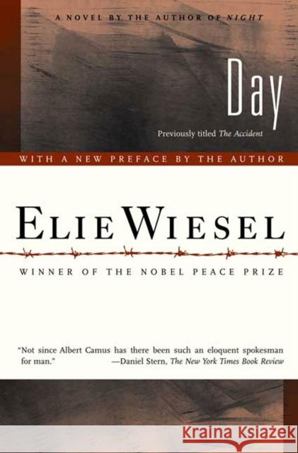 Day Elie Wiesel Anne Borchardt 9780809023097 Hill & Wang Inc.,U.S.