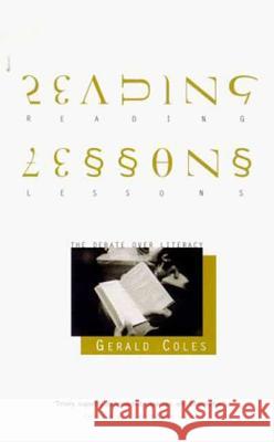 Reading Lessons Gerald Coles 9780809080380