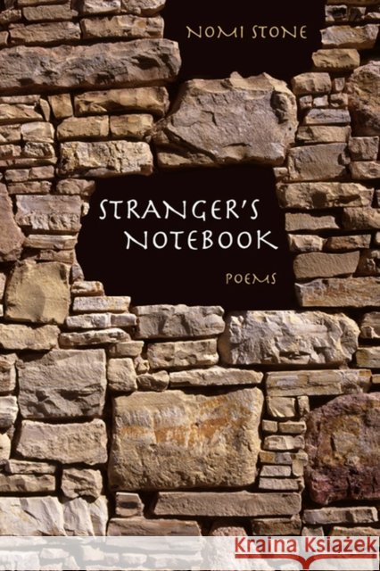 Stranger's Notebook Stone, Nomi 9780810125100