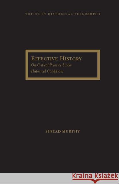 Effective History: On Critical Practice Under Historical Conditions Murphy, Sinead 9780810127142
