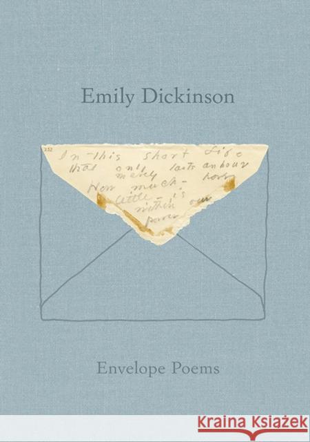 Envelope Poems Emily Dickinson Jen Bervin Marta Werner 9780811225823