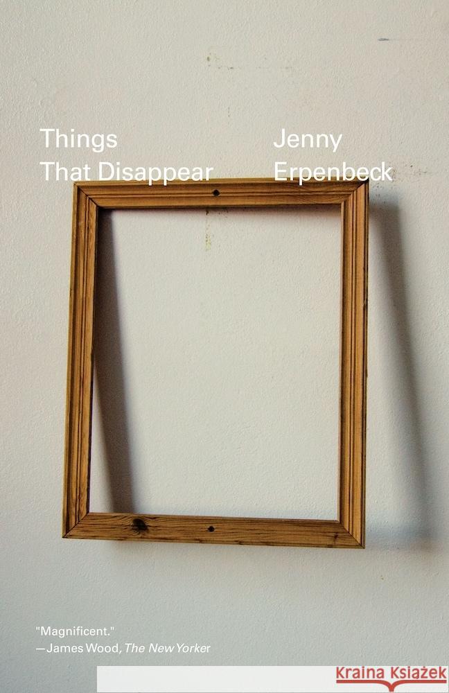 Things That Disappear Jenny Erpenbeck 9780811238113 New Directions Publishing Corporation
