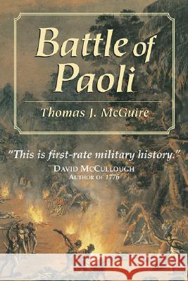 Battle of Paoli Thomas J. McGuire 9780811733373 Stackpole Books