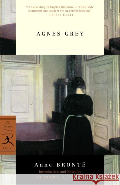 Agnes Grey Anne Bronte Barbara Ann Suess Barbara Ann Suess 9780812967135 Modern Library