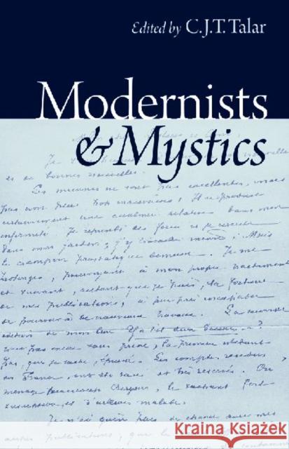 Modernists & Mystics Talar, C. J. T. 9780813217093 Catholic University of America Press