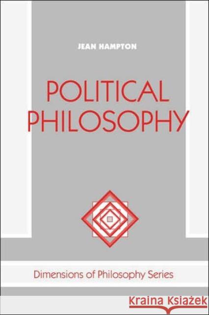 Political Philosophy Jean E. Hampton Keith Lehrer Norman Daniels 9780813308586 Westview Press