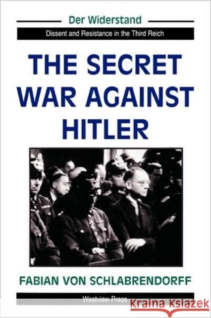 The Secret War Against Hitler Fabian Vo Hilda Simon John J. McCloy 9780813321905 Westview Press