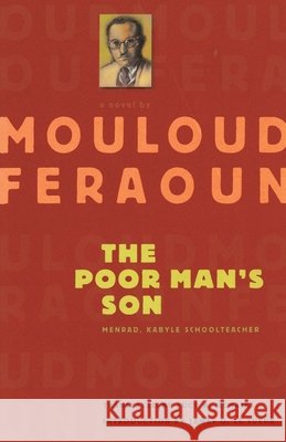 The Poor Man's Son Feraoun, Mouloud 9780813923260