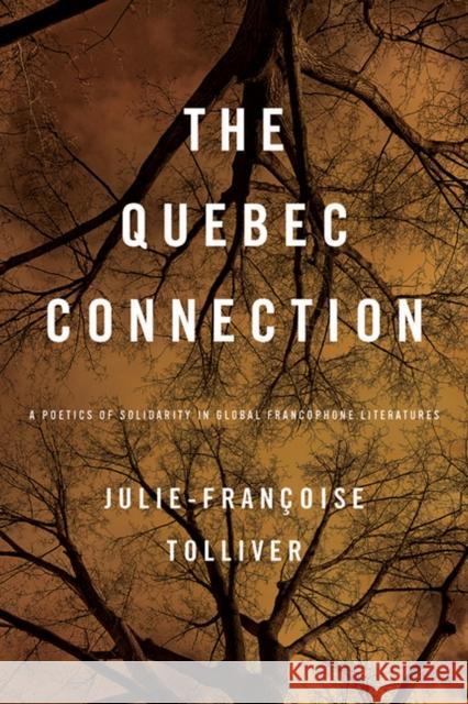 Quebec Connection: A Poetics of Solidarity in Global Francophone Literatures: A Poetics of Solidarity in Global Francophone Literatures Tolliver, Julie-Françoise 9780813944883 University of Virginia Press