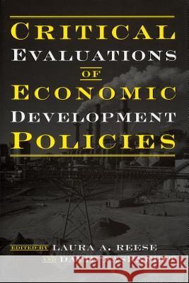 Critical Evaluations of Economic Development Policies Laura A. Reese David Fasenfest 9780814329009 Wayne State University Press