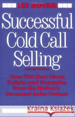 Successful Cold Call Selling Lee Boyan 9780814477182