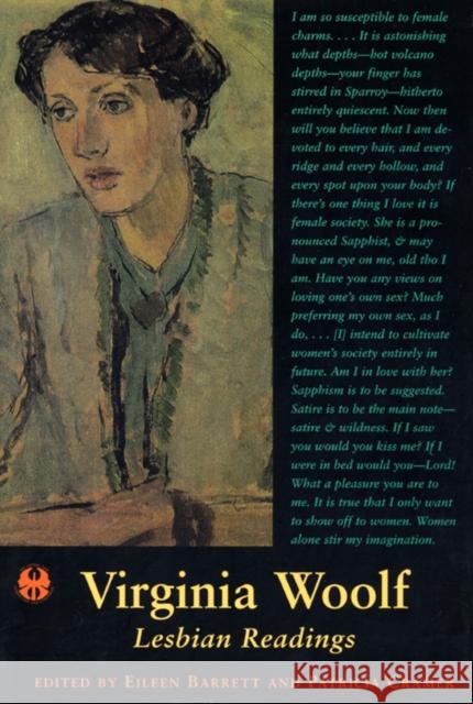 Virginia Woolf: Lesbian Readings Eileen Barrett Patricia Cramer 9780814712634
