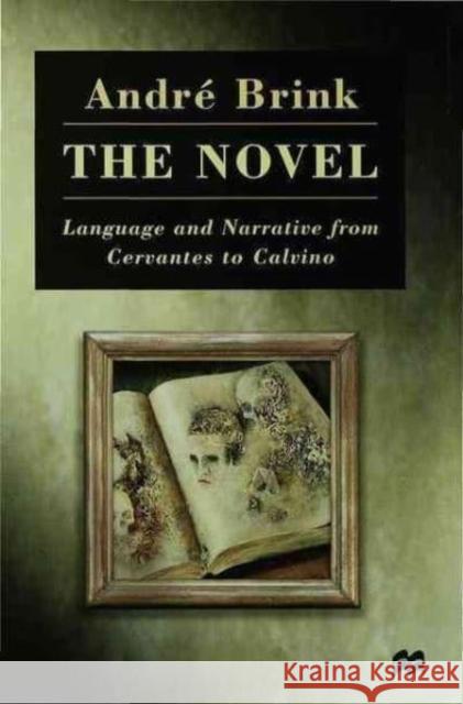 The Novel: Language and Narrative from Cervantes to Calvino Andre Brink Andri Brink 9780814713303 New York University Press
